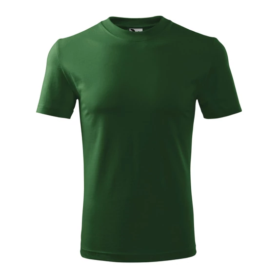 Unisex környakas póló, üvegzöld
