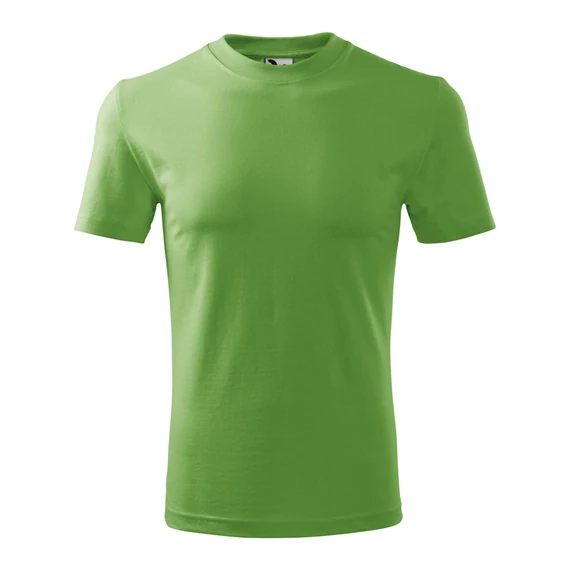 Unisex környakas póló, borsózöld